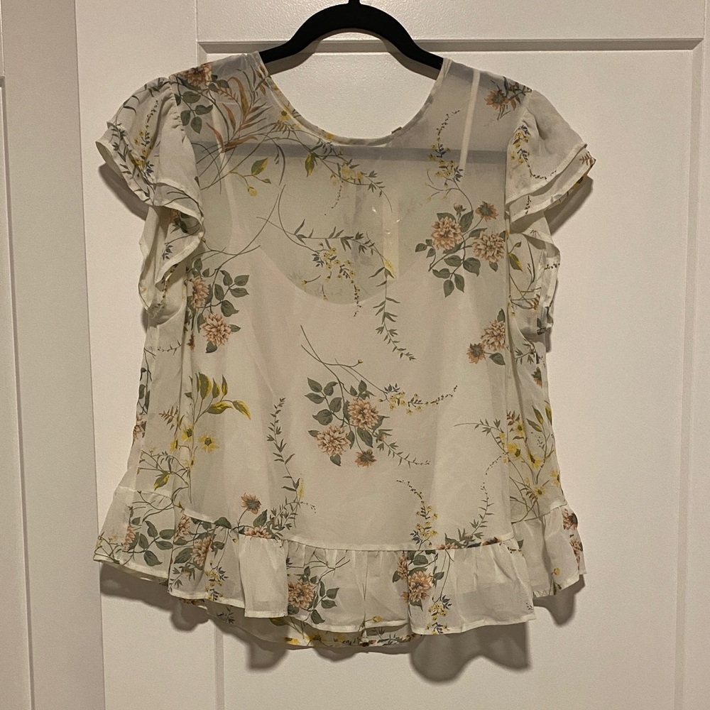NWT June & Hudson Floral Blouse
